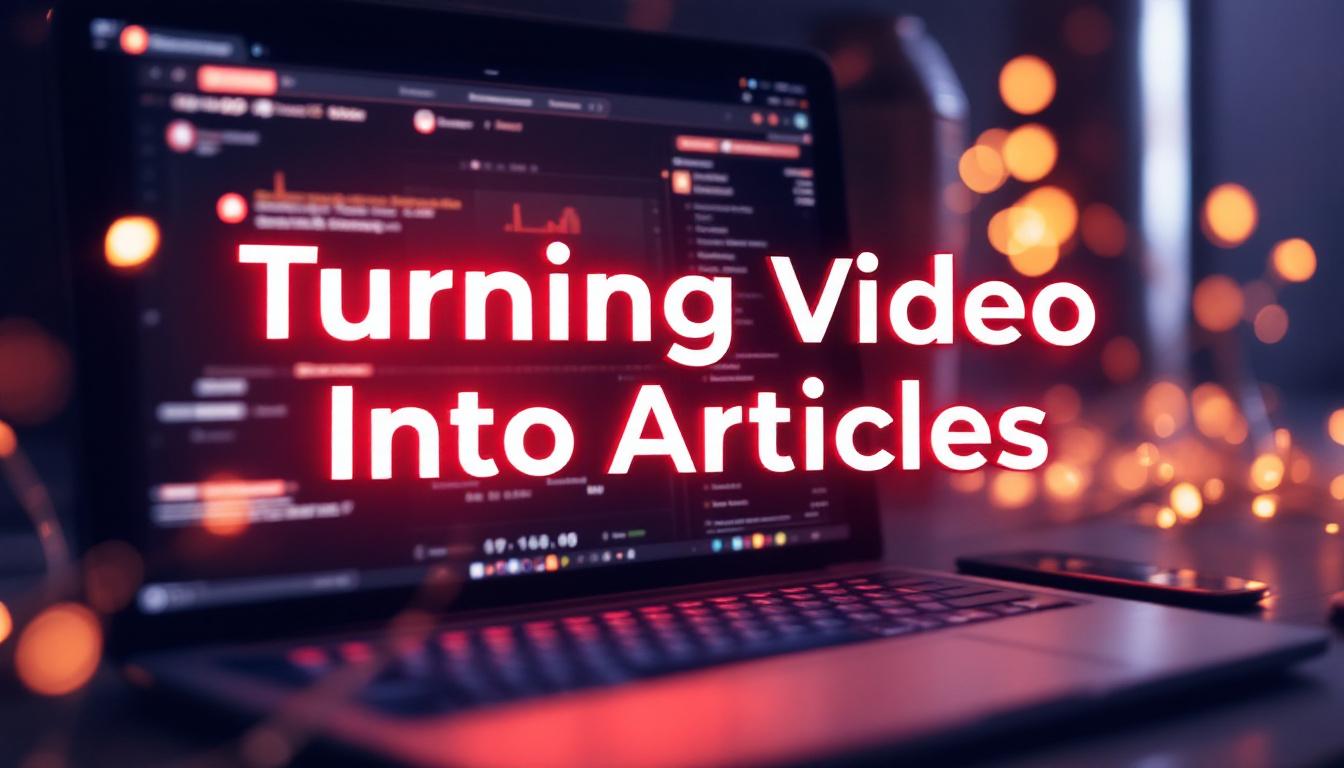 Turn Video into Article